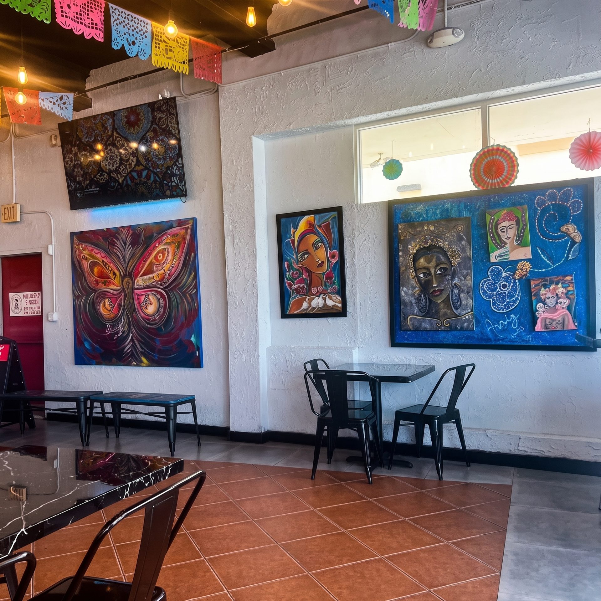 A room full of color