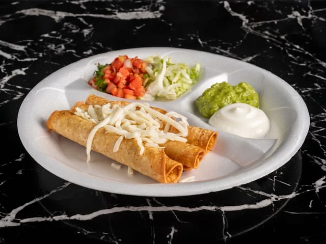 Beef Flautas.