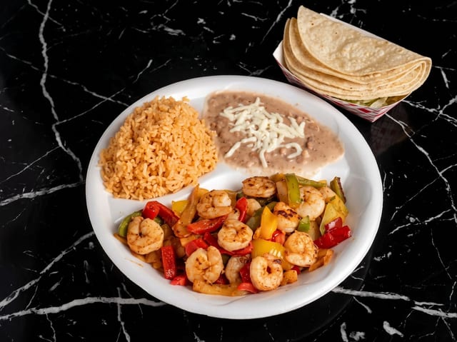 Shrimp Fajitas.